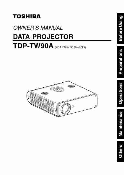 Toshiba Projector TDP-TW90A-page_pdf